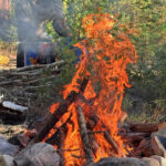 One of the many camp fires!